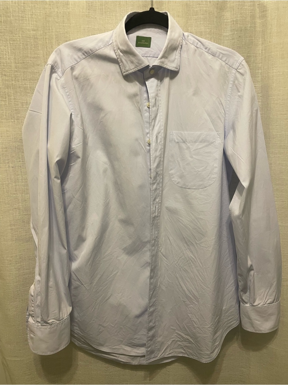 Sid Mashburn Spread Collar Dress Shirt 15 1/2 34